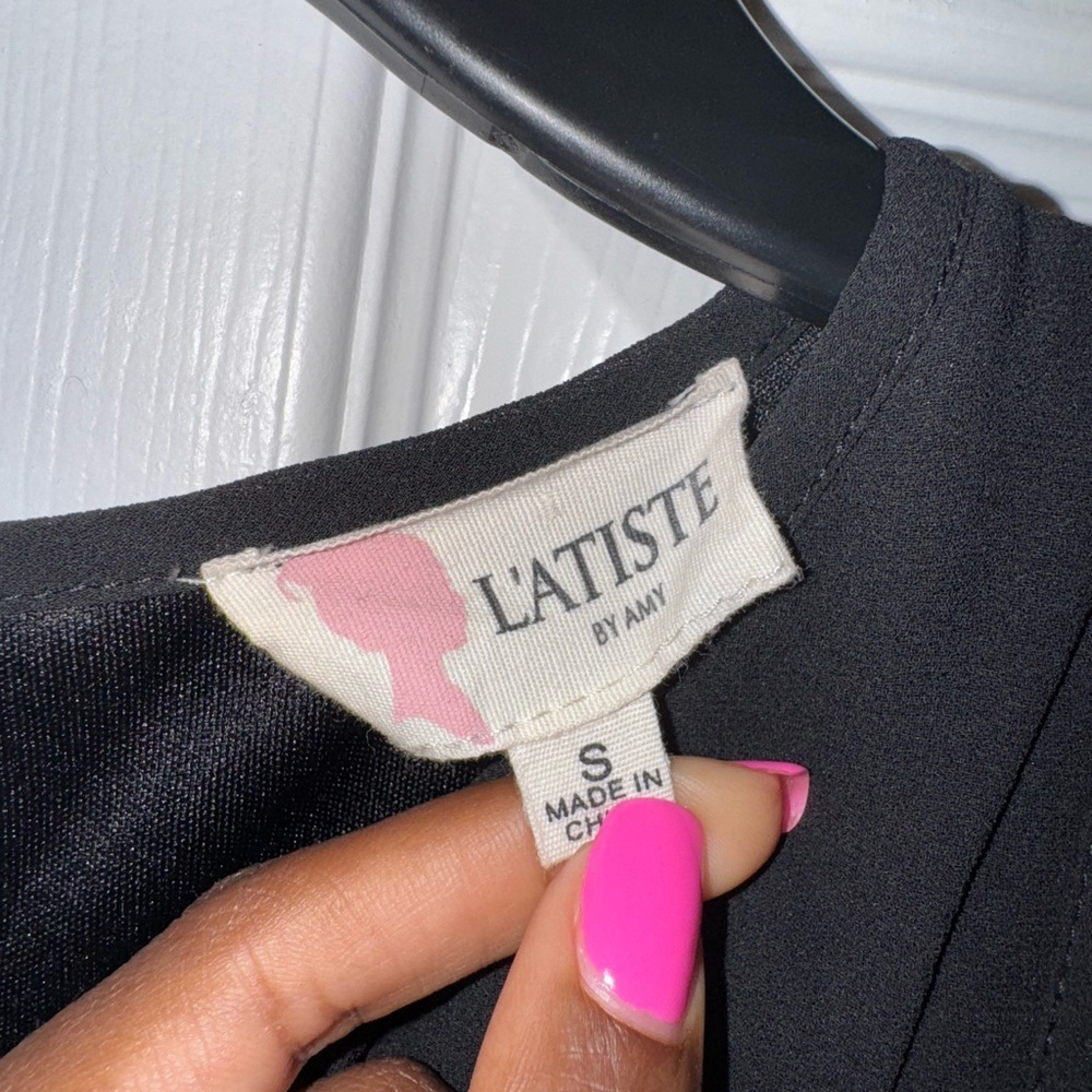 L’ATISTE Gorgeous Black Jumpsuit! - Picture 6 of 7